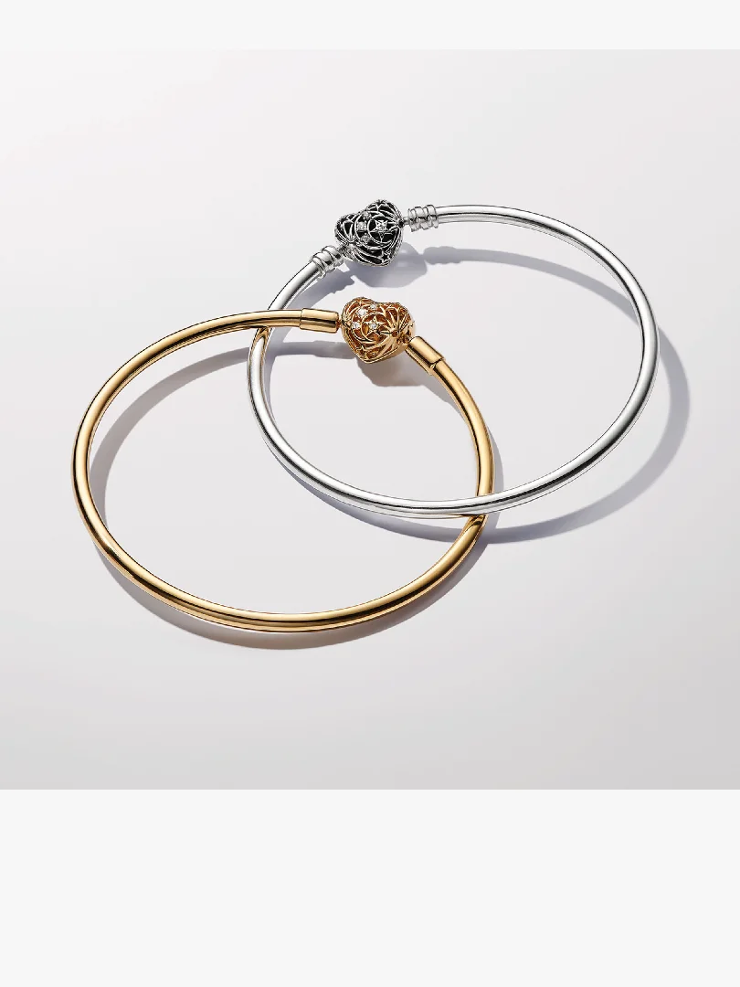 FINAL SALE - Celestial Heart Clasp Bangle