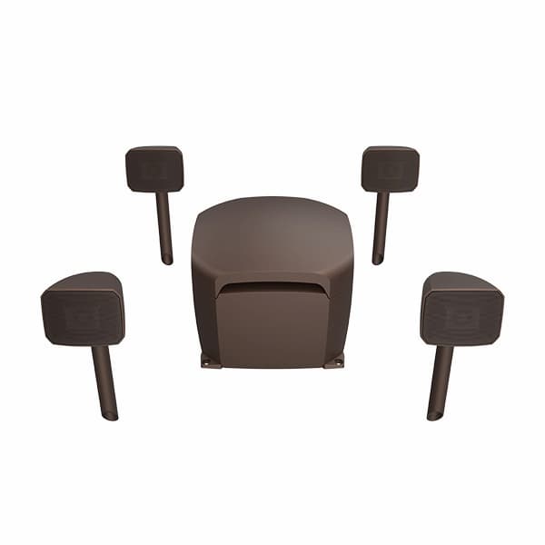 Courtyard Landscape Speaker System on white background