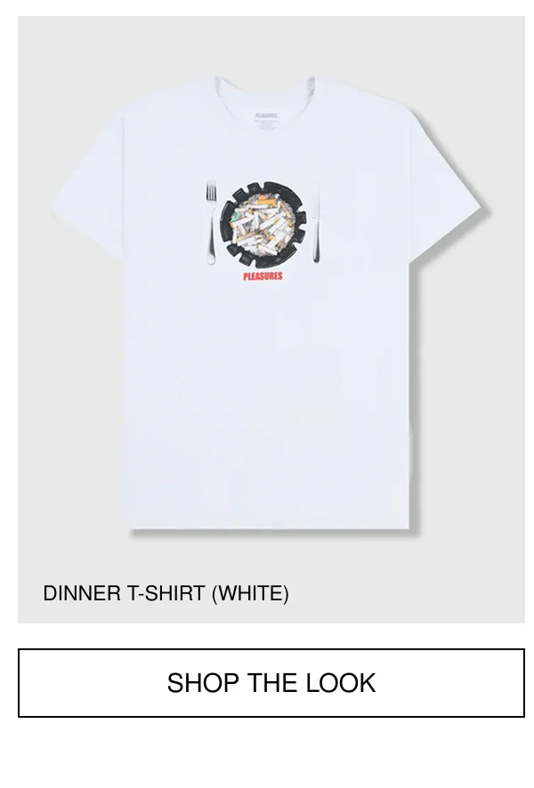 DINNER T-SHIRT (WHITE) | SHOP THE LOOK