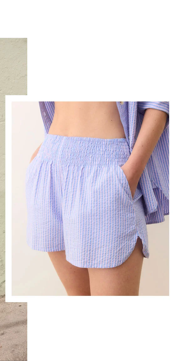 Cali Seersucker Short