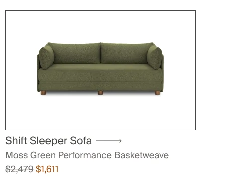 Shift Sleeper Sofa