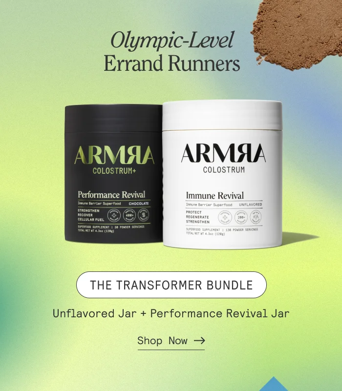 Olympic-Level Errand Runners. The Transformer Bundle. Unflavored Jar + Performance Revival Jar. Shop Now