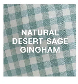 Natural Desert Sage Gingham