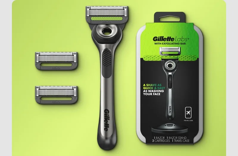 GilletteLabs with Exfoliating Bar Razor