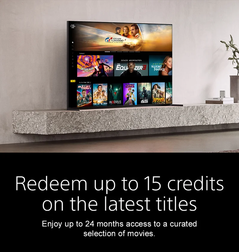 Redeem up to 15 credits on the latest titles | Enjoy up to 24 months access to a curated selection of movies.