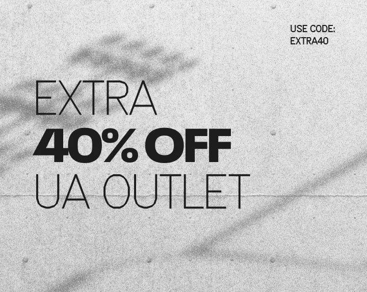 EXTRA 40% OFF UA OUTLET | USE CODE discount code