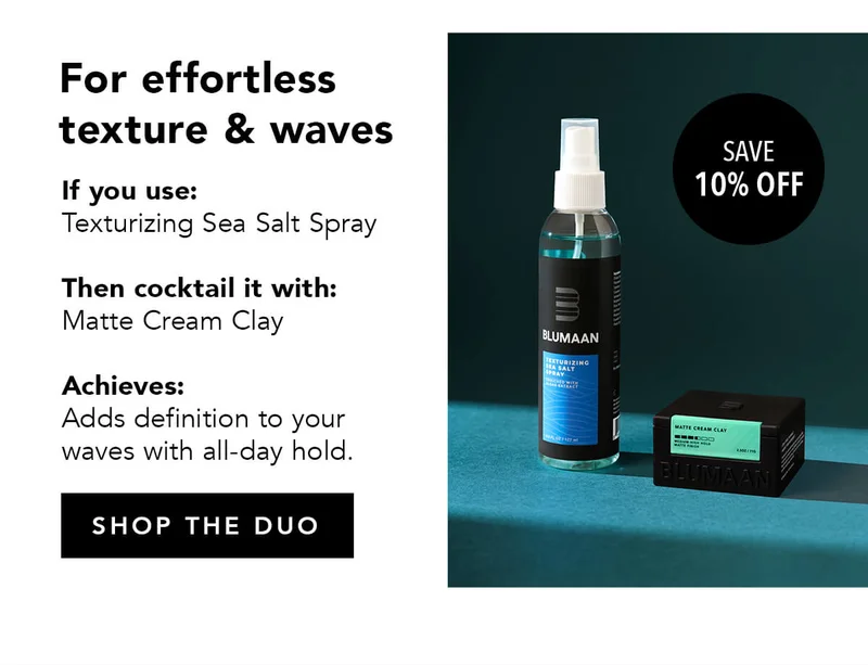 For effortless texture and waves