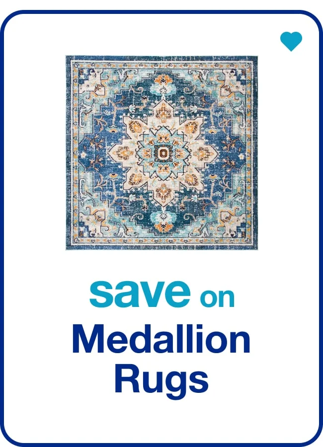 Medallion Rugs — Shop Now!