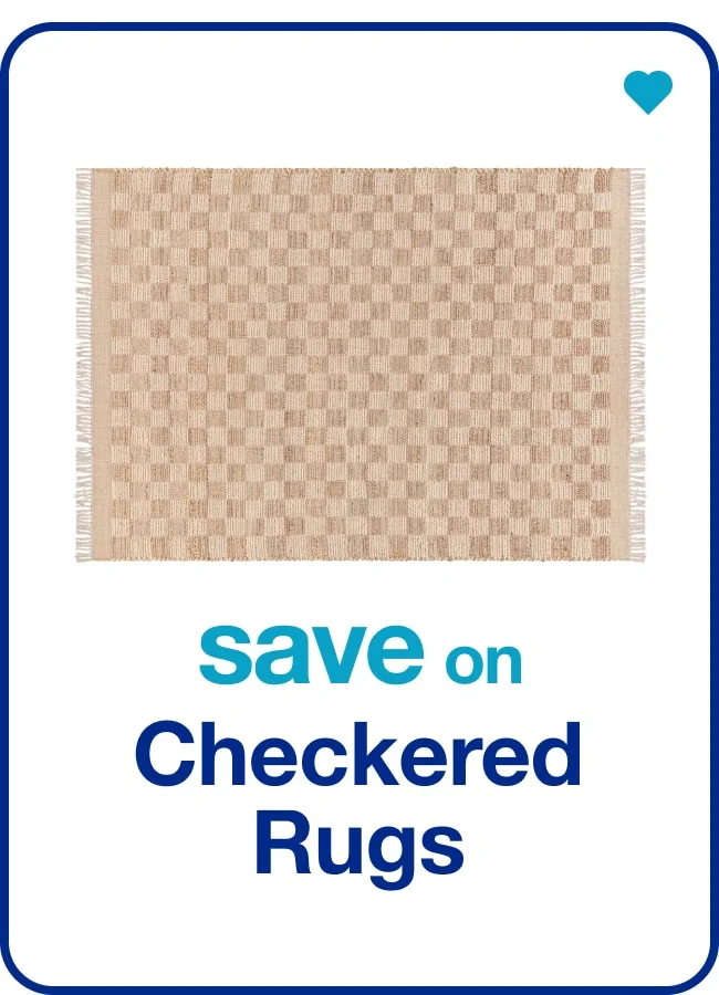 Checkered Rugs — Shop Now!