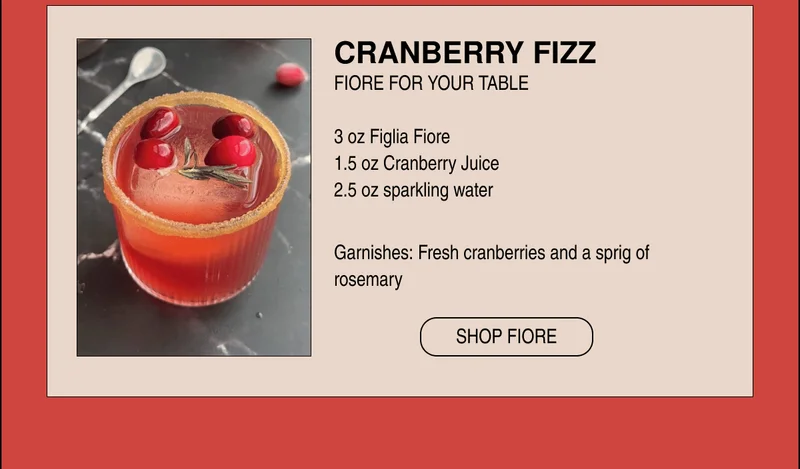 THE CRANBERRY FIZZ