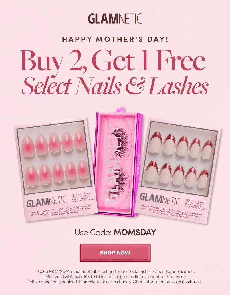 Buy 2, Get 1 Free Nails and Lashes