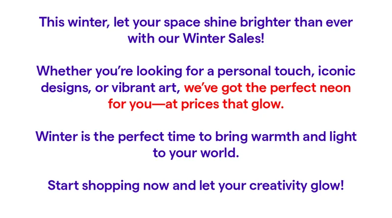 This winter, let your space shine brighter than ever with our Winter Sales!