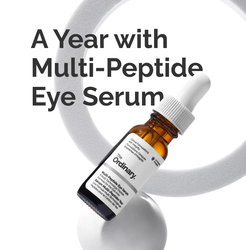 A Year with Multi-Peptide Eye Serum.