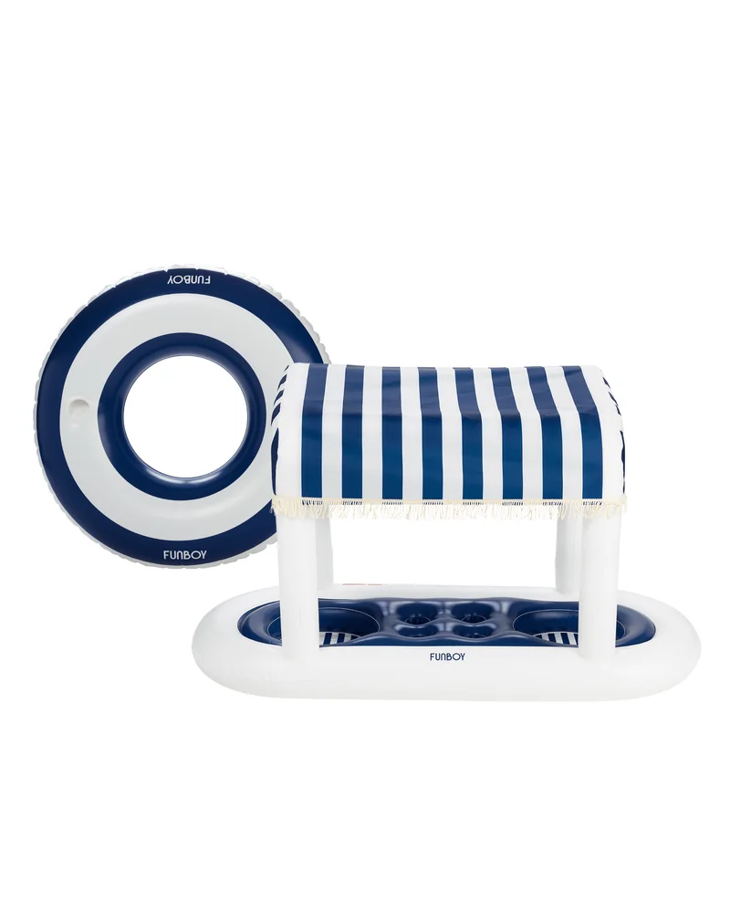 Image of Floating Cabana Bar + Tube Bundle - Navy