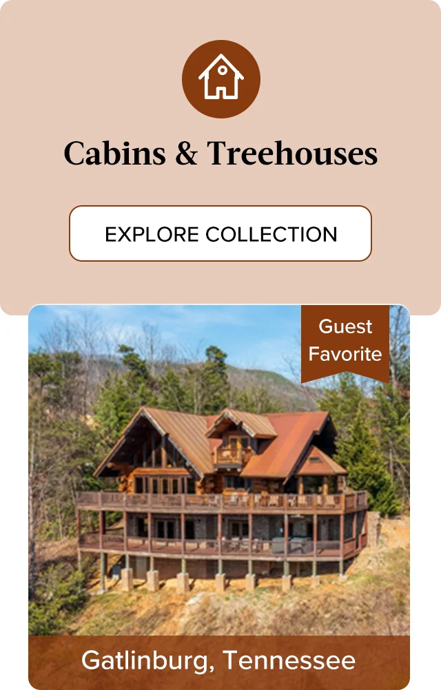 Relax in a private home rental amid the Smoky Mountains in Gatlinburg, Tennessee.