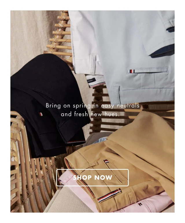 Bring on spring in easy neutrals anbd fresh new hues.                                            Shop now