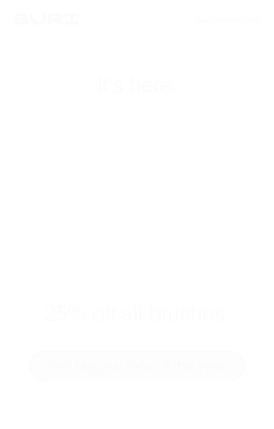 25% off. It's here.