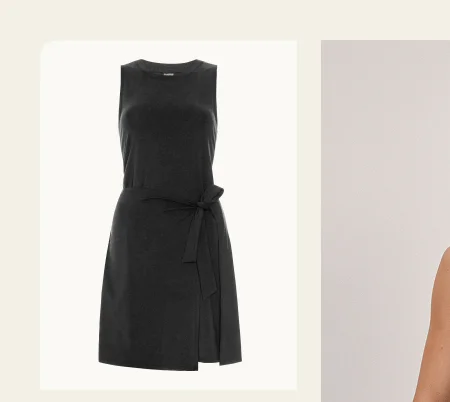 Meet Up Mini Dress in Black