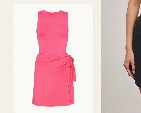 Meet Up Mini Dress in Carnation Pink