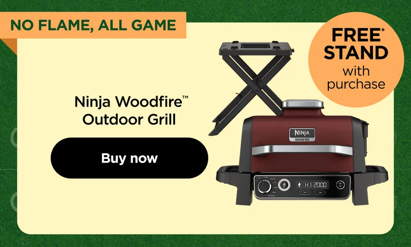 No Flame, All game-- Ninja Woodfire™ outdoor grill