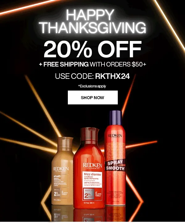 Thanksgiving 20% off