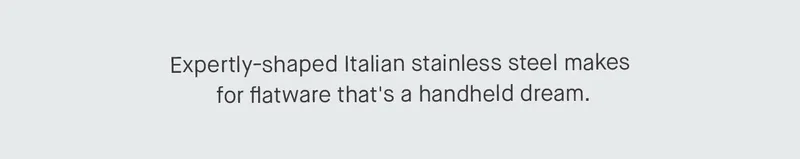 First class flatware  Shop Italian flatware