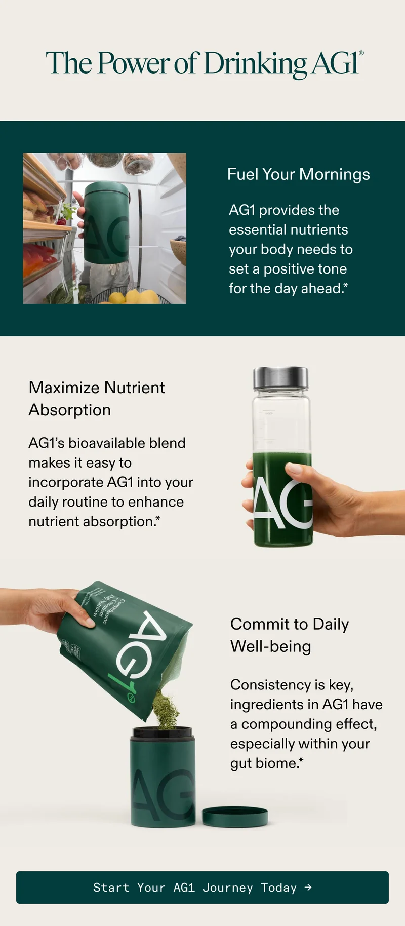 Fuel Your Mornings and Start Your AG1 Today