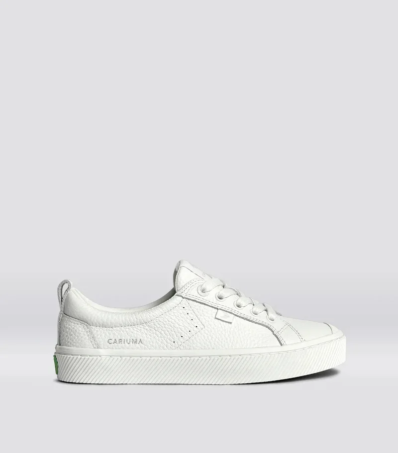 OCA Pebbled Leather White