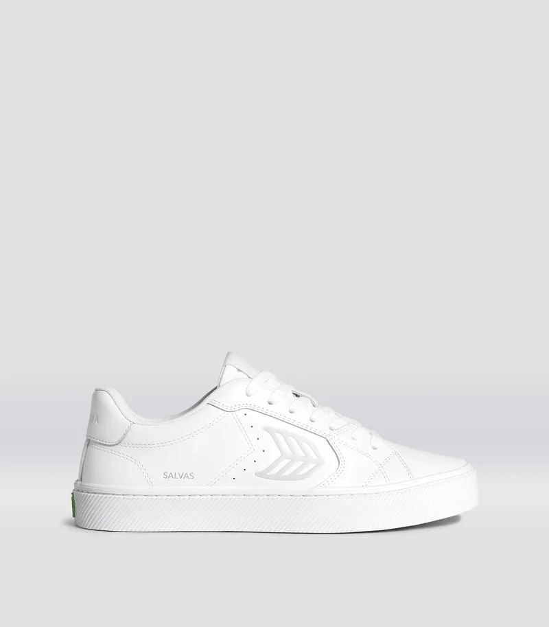 SALVAS Leather White