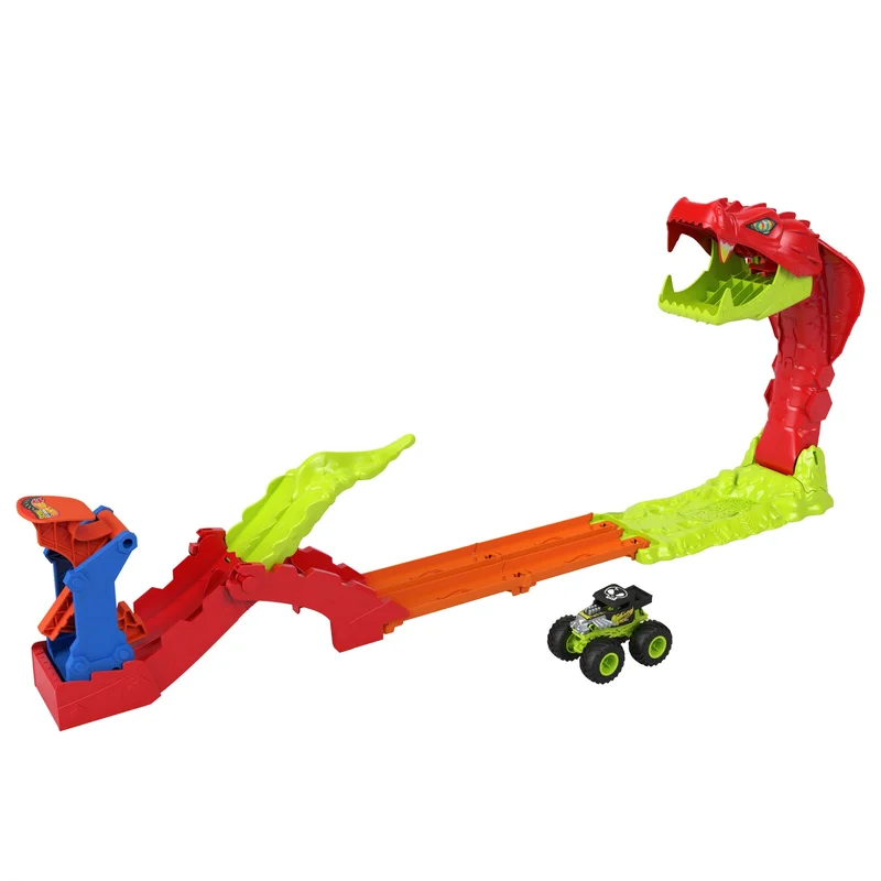 Image of Hot Wheels Monster Trucks Snake Slam Takedown