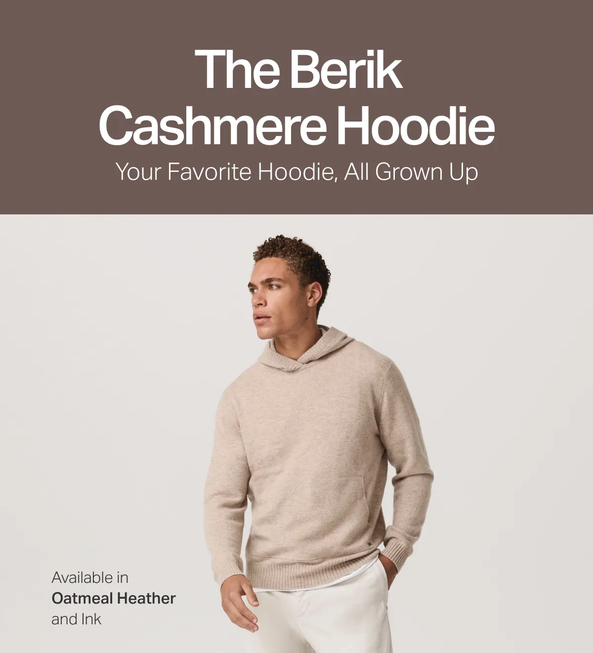 The Berik Cashmere Hoodie