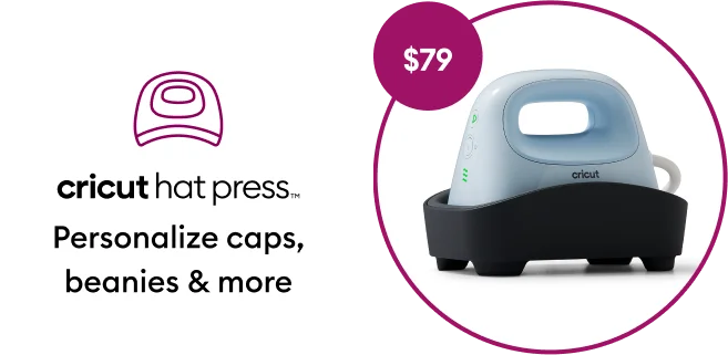 cricut hat press.