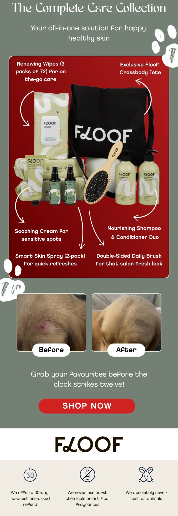 Floof Holiday Care Set