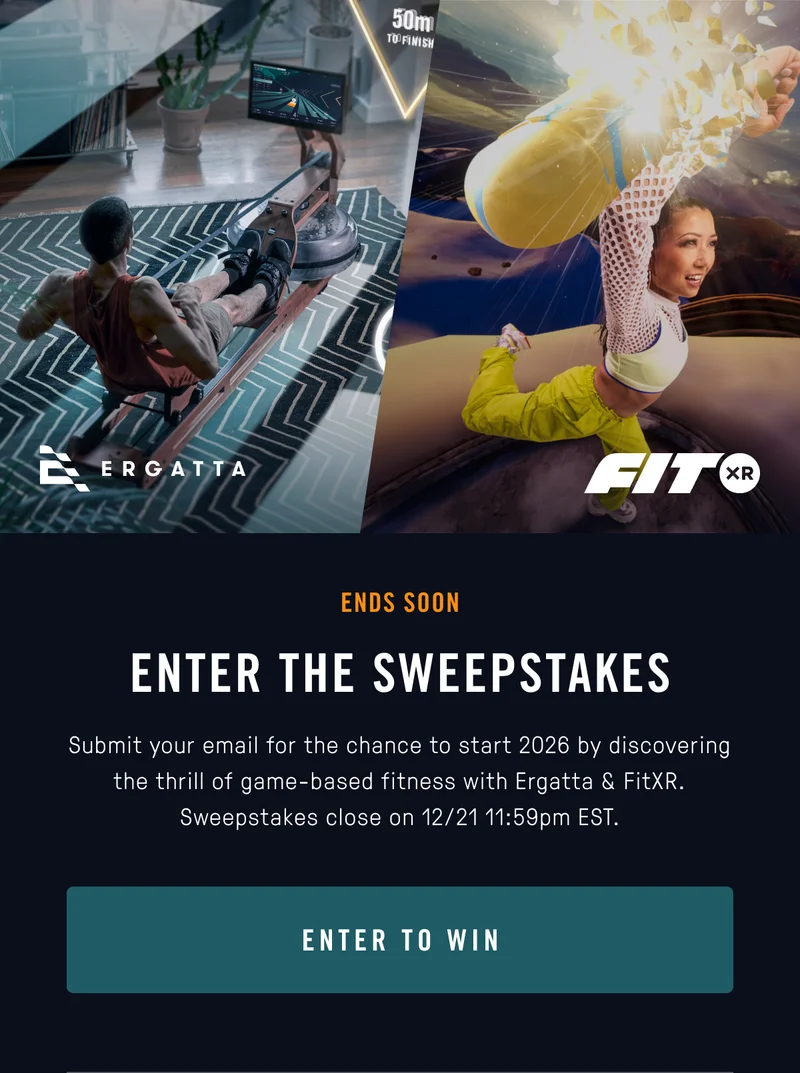 Ergatta x FitXR: Enter to Win