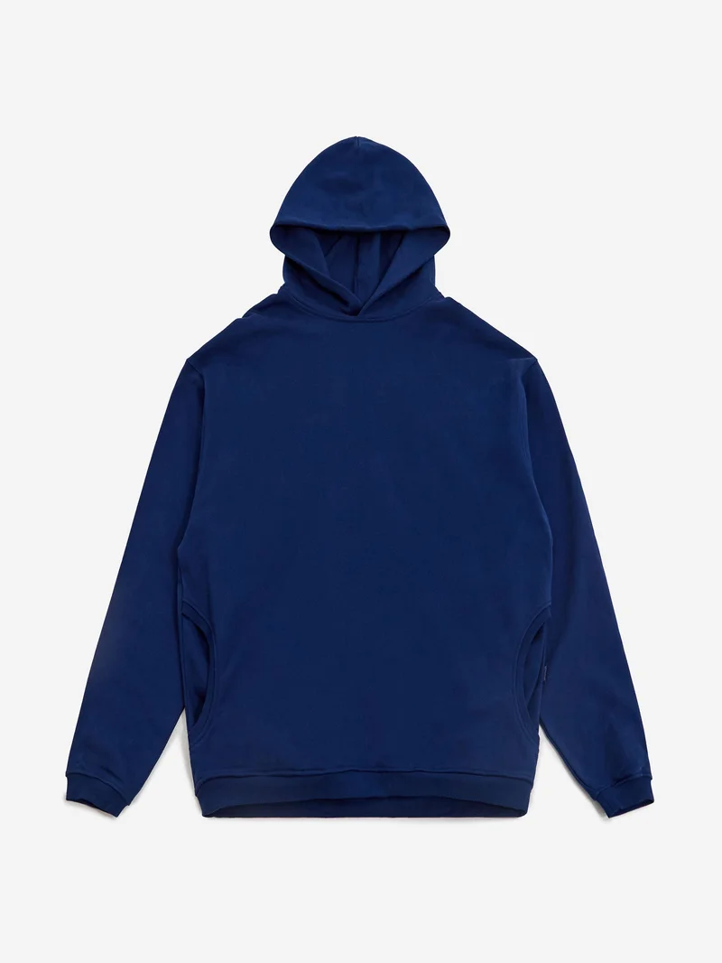 Image of Nothing Heavy Hoodie Sweatshirt - Dark Blue