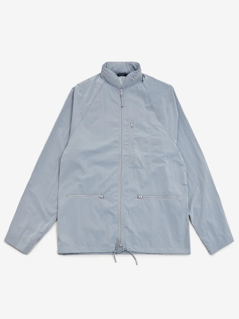 Image of Nothing Ripstop Tracksuit Jacket - Silver