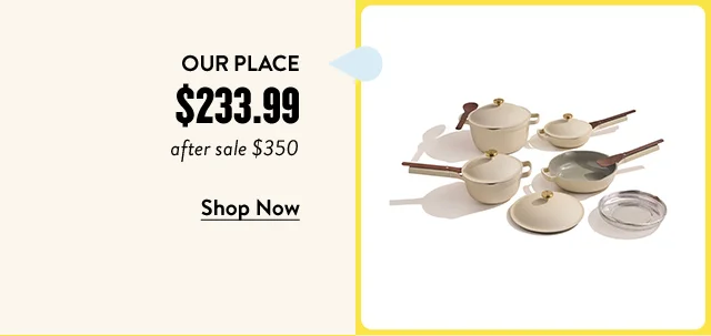 A 13-piece cookware set from Our Place.