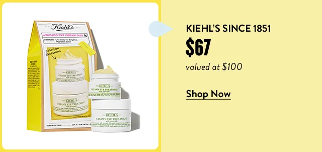 Avocado eye cream gift set.