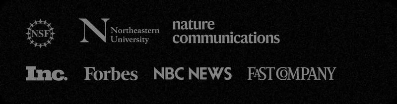National Science Foundation, Northeastern University, and Nature Communications logos
