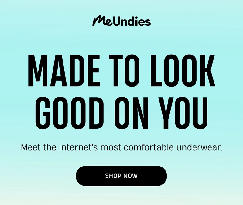 MeUndies | Made to loook good on you | Shop Now