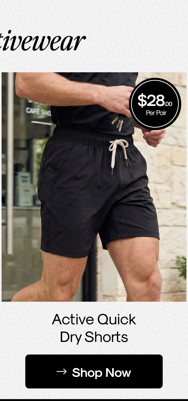 Active Quick Dry Shorts