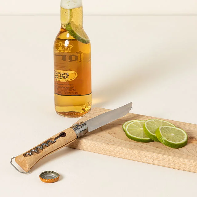 3-in-1 Folding Corkscrew & Knife