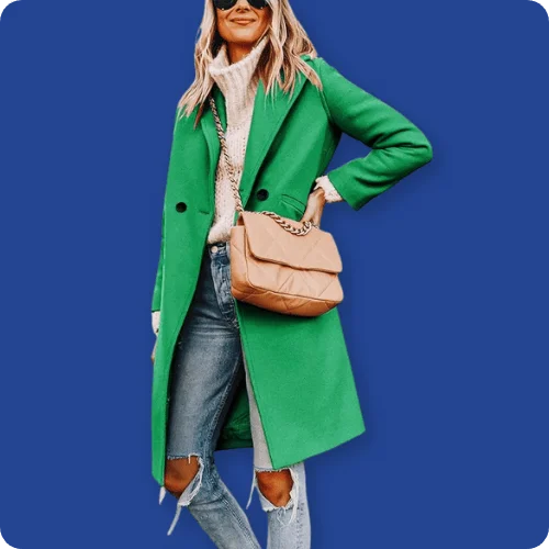 Spring-Ready Mid-Weight Pea Coat