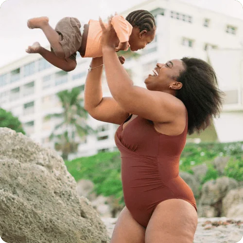 Supportive swim without constriction