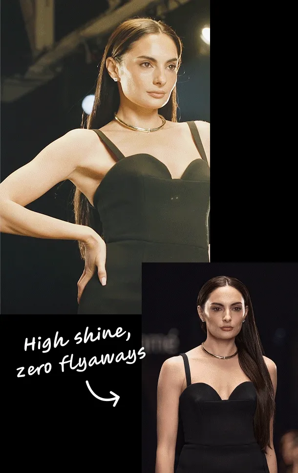 High shine zeop flyaways