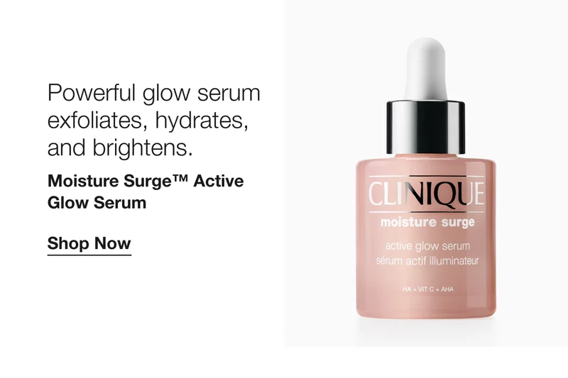 Powerful glow serum exfoliates, hydrates, and brightens. Moisture Surge™ Active Glow Serum|Shop Now