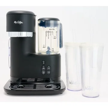 Mr. Coffee Frappe + Single Serve Coffee Maker with (2) 22-oz Tumblers