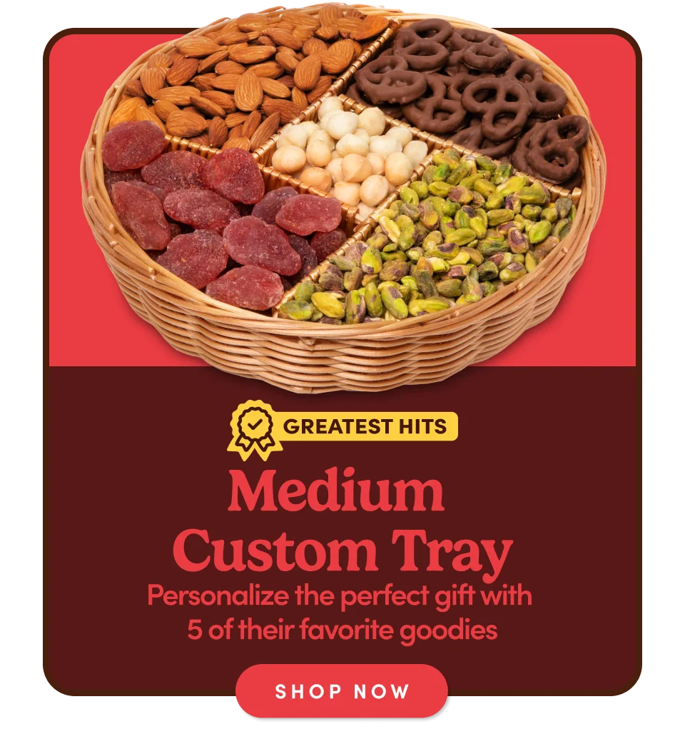 Medium Custom Tray – Personalized the perfect gift with 5 of their favorite goodies; Shop now