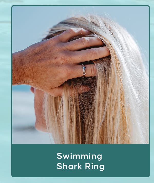 Swimming Shark Ring