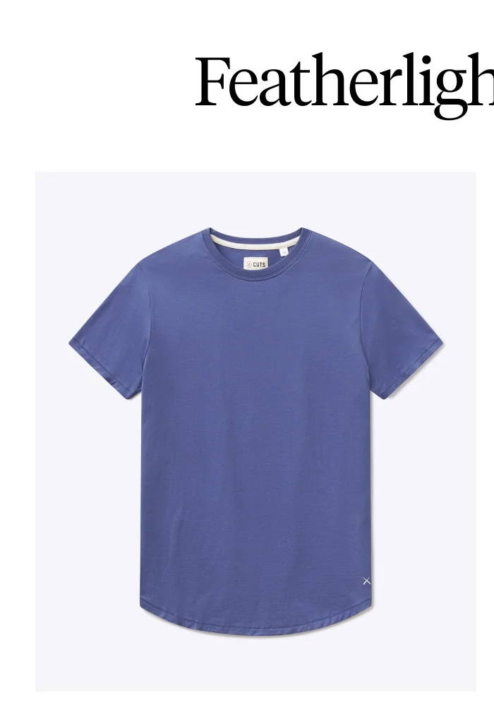 Featherlight Pima Tee - Dusk